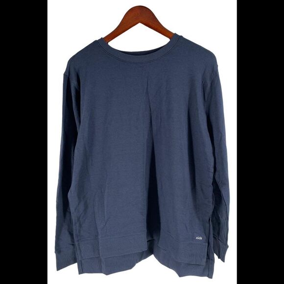 zuda Z-Knit French Terry Pullover Sweatshirt Navy - Regular - Picture 2 of 2